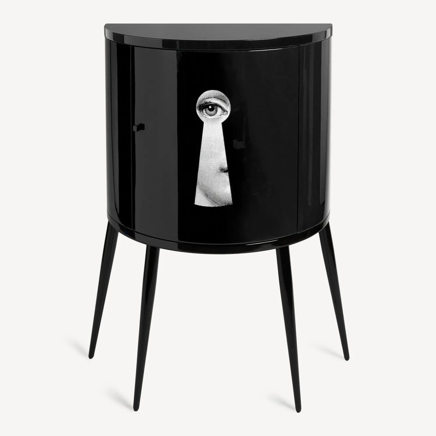 Storage Consoles<Fornasetti Console Serratura White/Black/Gold