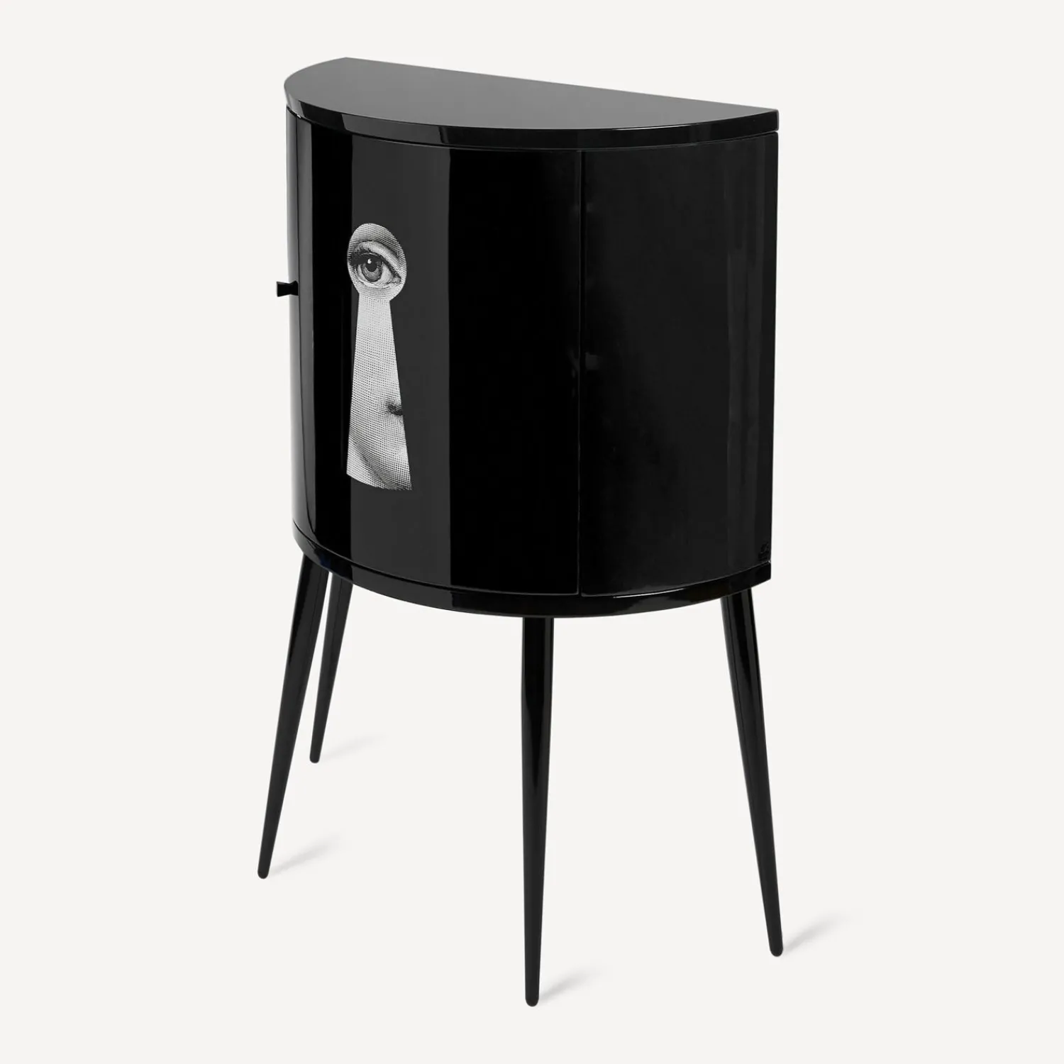 Storage Consoles<Fornasetti Console Serratura White/Black/Gold