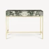 Storage Consoles<Fornasetti Console With Drawer Giardino Settecentesco Green/Ivory