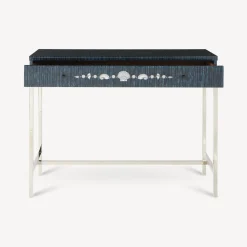 Storage Consoles<Fornasetti Console With Drawer Giro Di Conchiglie Silver/Blue