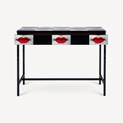 Storage Consoles<Fornasetti Console With Drawer Kiss Red/White/Black