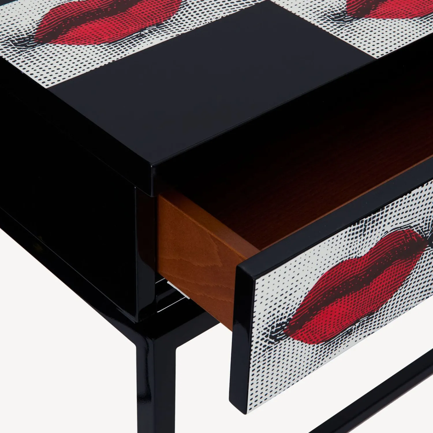 Storage Consoles<Fornasetti Console With Drawer Kiss Red/White/Black