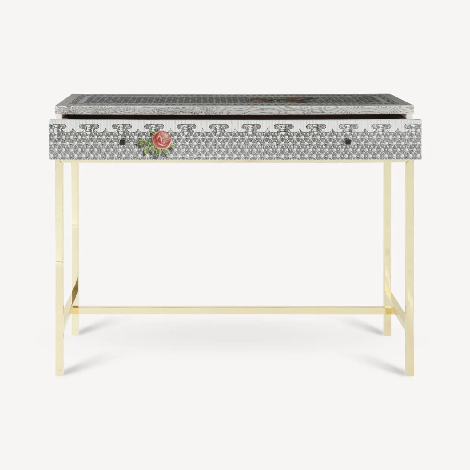 Storage Consoles<Fornasetti Console With Drawer Musciarabia Con Rose Multicolour