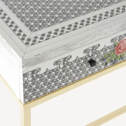 Storage Consoles<Fornasetti Console With Drawer Musciarabia Con Rose Multicolour