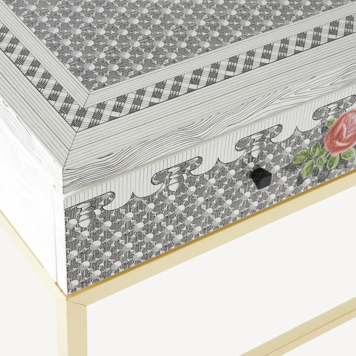 Storage Consoles<Fornasetti Console With Drawer Musciarabia Con Rose Multicolour