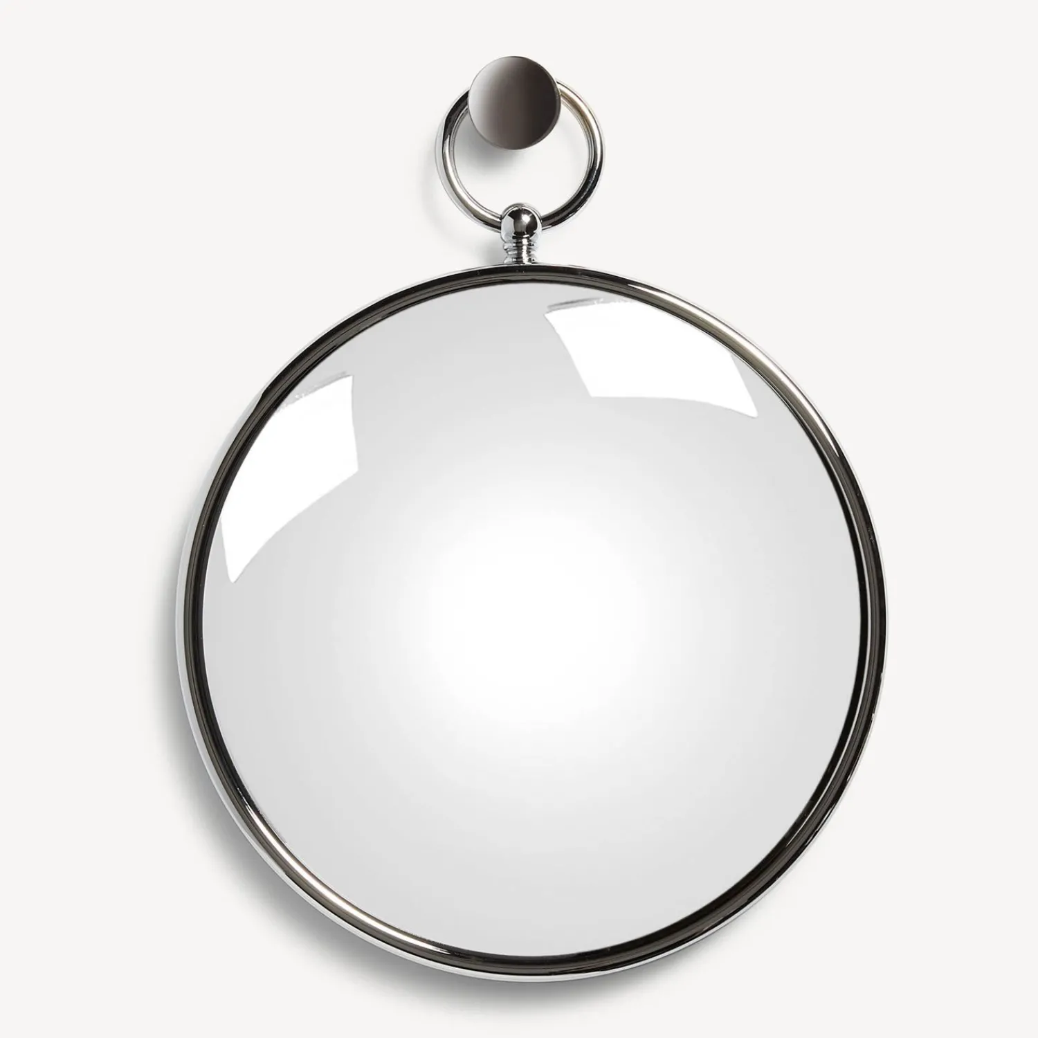 Design Mirrors<Fornasetti Convex Magic Mirror With Chromed Frame Silver