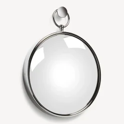 Design Mirrors<Fornasetti Convex Magic Mirror With Chromed Frame Silver