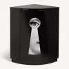 Cabinets<Fornasetti Corner Cabinet Serratura White/Black