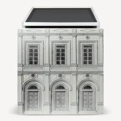 Cabinets<Fornasetti Cube With Drawer Architettura White/Black