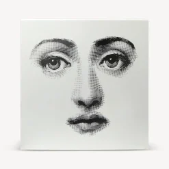 Cabinets<Fornasetti Cube With Drawer Viso White/Black