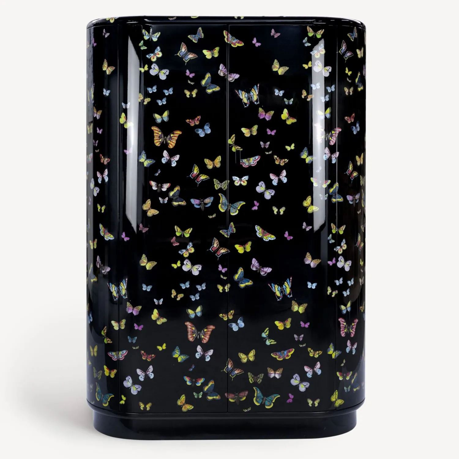 Curved Cabinets<Fornasetti Curved Cabinet Farfalle Multicolour