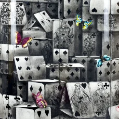 Curved Cabinets<Fornasetti Curved Cabinet Notturno Multicolour