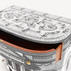 Chest Of Drawers<Fornasetti Curved Chest Of Drawers Palladiana White/Black