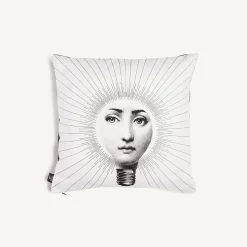 Cushions<Fornasetti Cushion Abbaglio White/Black
