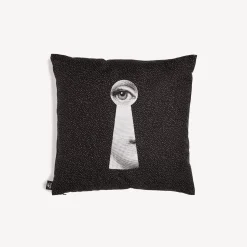 Cushions<Fornasetti Cushion Chiave E Serratura White/Black