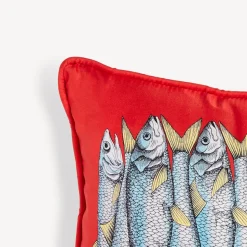 Cushions<Fornasetti Cushion Sardine Multicolour