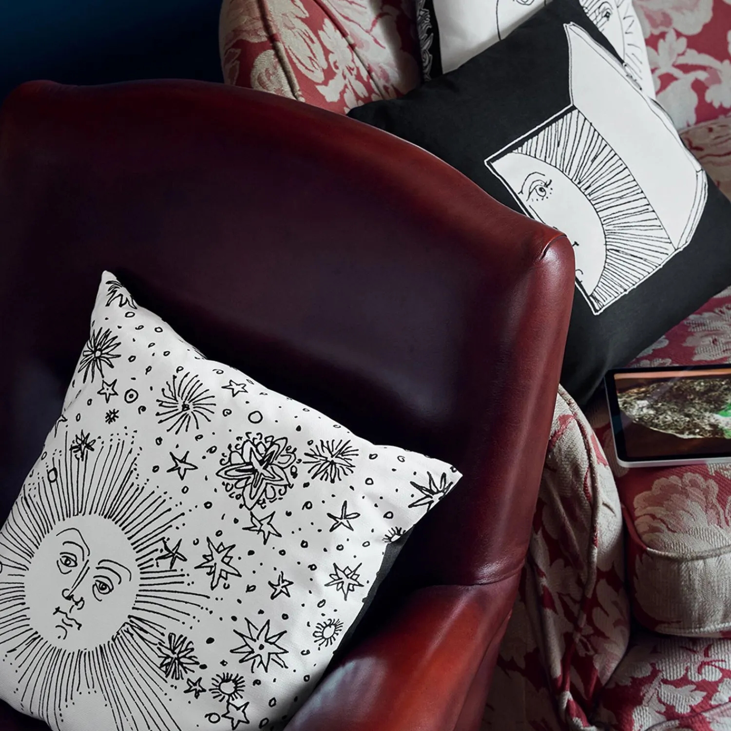 Cushions<Fornasetti Cushion Solamente White/Black
