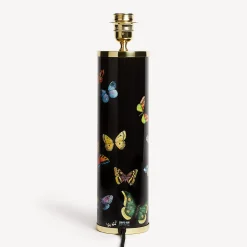 Lamps And Lampshades<Fornasetti Cylindrical Lamp Base Farfalle Multicolour