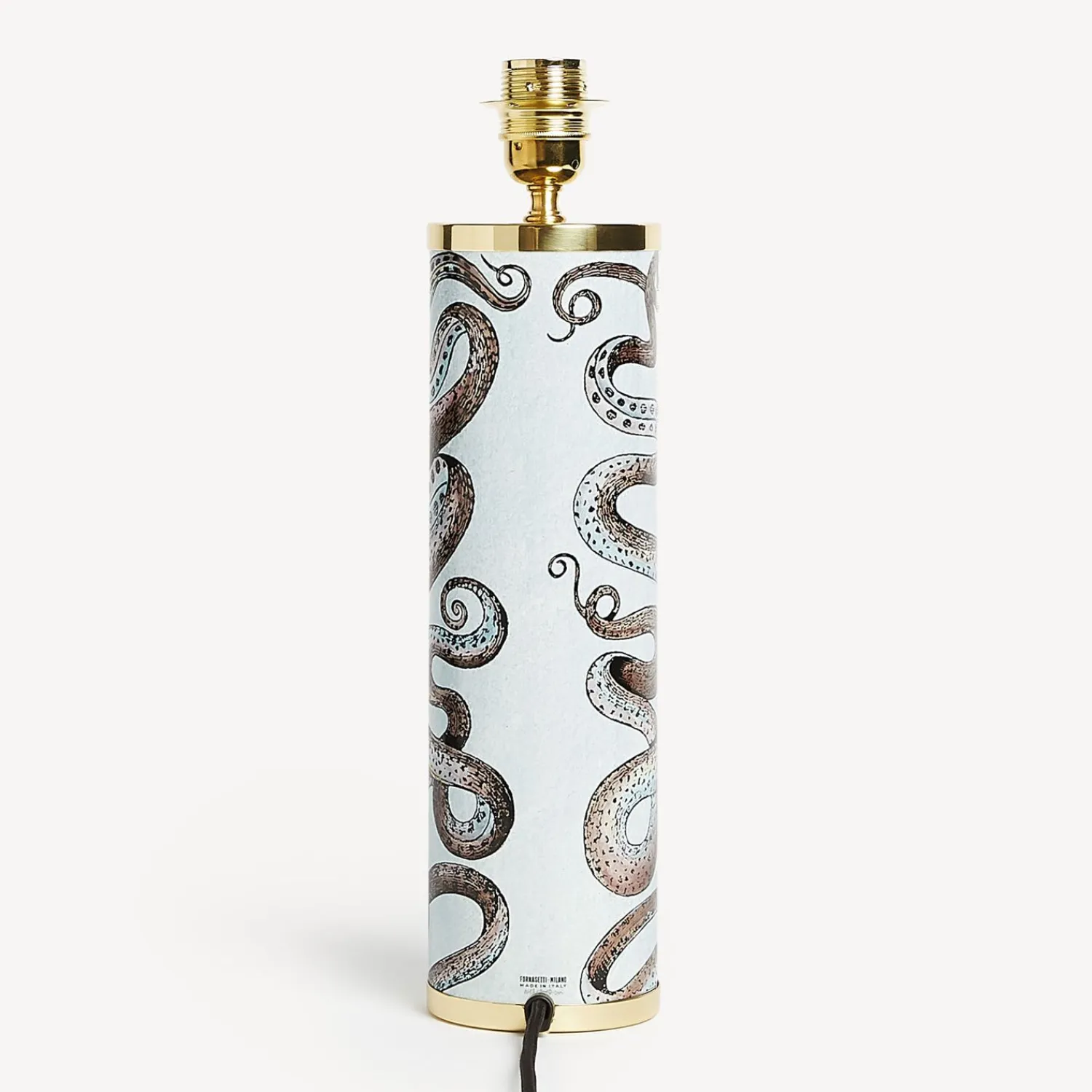 Lamps And Lampshades<Fornasetti Cylindrical Lamp Base Polipo Multicolour