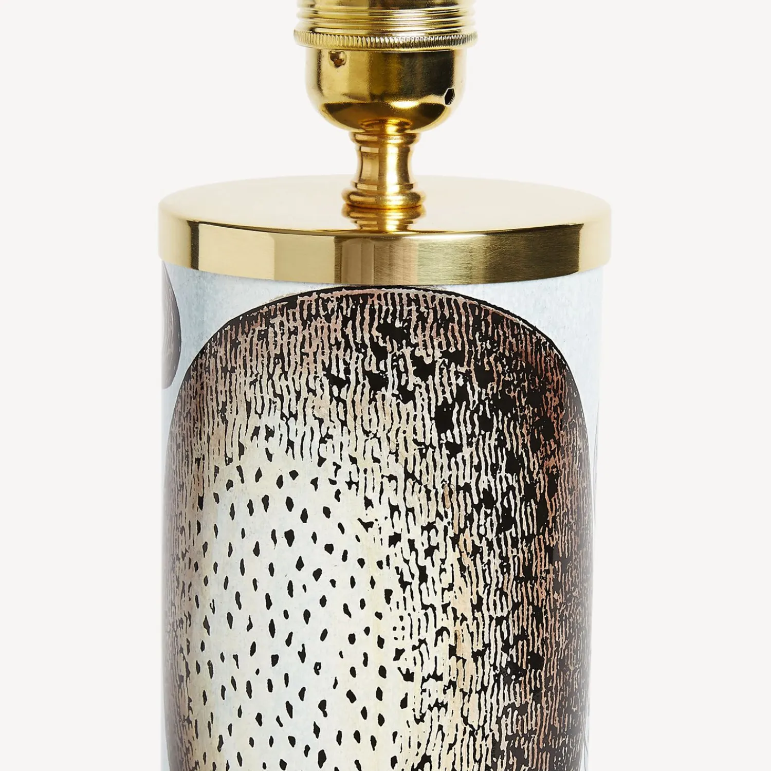 Lamps And Lampshades<Fornasetti Cylindrical Lamp Base Polipo Multicolour