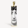 Lamps And Lampshades<Fornasetti Cylindrical Lamp Base Viso White/Black