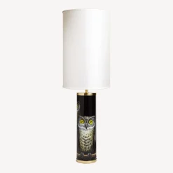 Lamps And Lampshades<Fornasetti Cylindrical Lampshade White