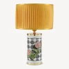 Lamps And Lampshades<Fornasetti Cylindrical Lampshade In Pleated Fabric Yellow