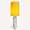 Lamps And Lampshades<Fornasetti Cylindrical Pleated Lampshade Yellow