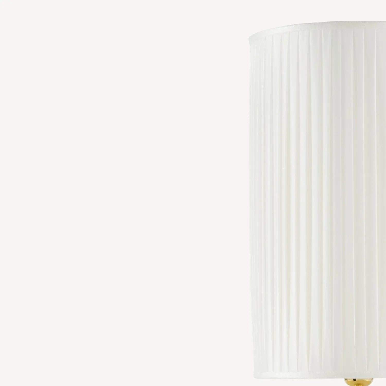 Lamps And Lampshades<Fornasetti Cylindrical Pleated Lampshade White