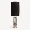 Lamps And Lampshades<Fornasetti Cylindrical Pleated Lampshade Black/Yellow
