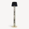 Lamps And Lampshades<Fornasetti Floor Lamp Facciata Quattrocentesca Black/Ivory