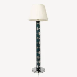 Lamps And Lampshades<Fornasetti Floor Lamp Giro Di Conchiglie Silver/Blue