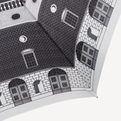 Umbrellas<Fornasetti Folding Umbrella Architettura White/Black
