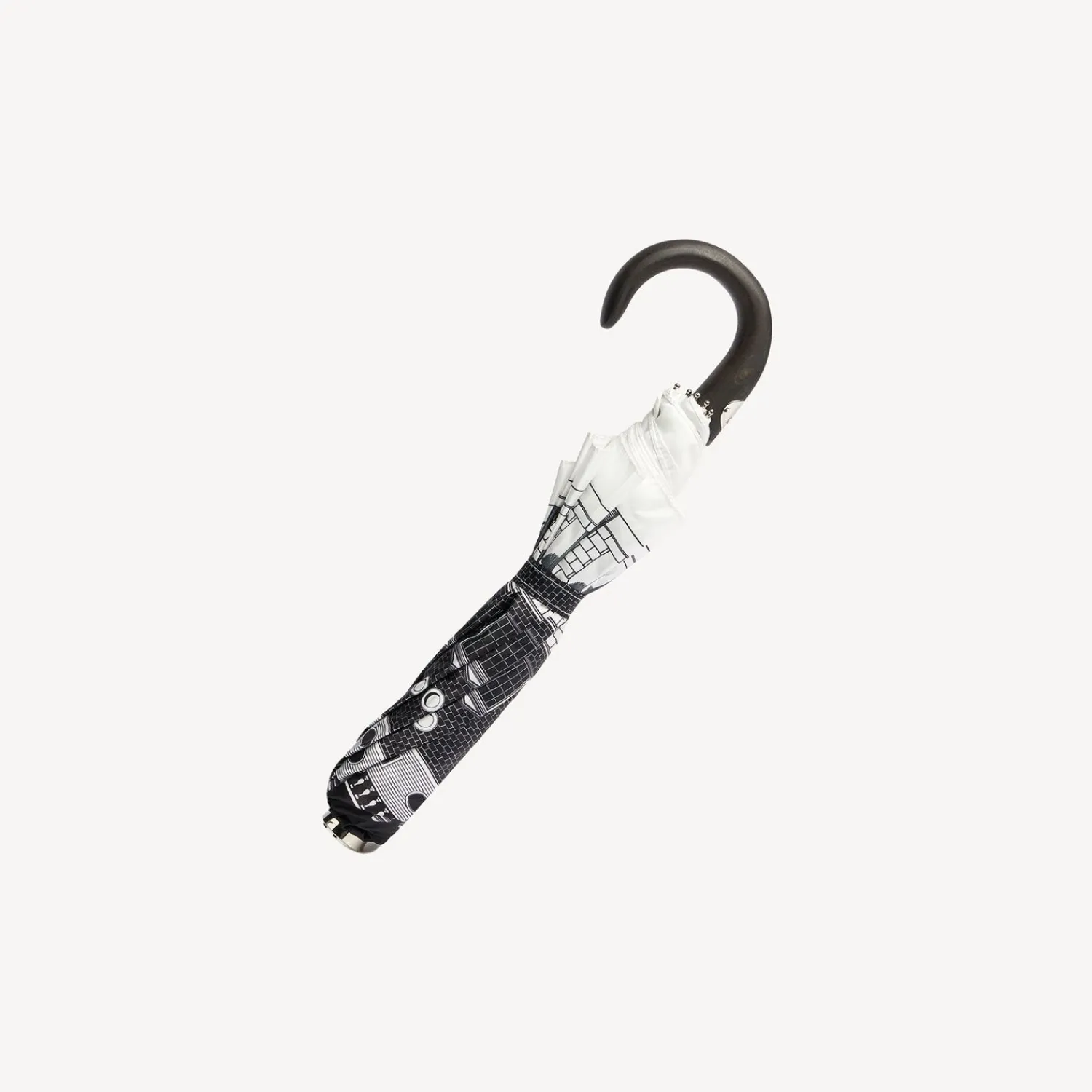 Umbrellas<Fornasetti Folding Umbrella Architettura White/Black