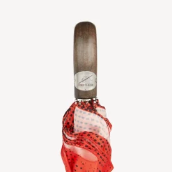 Umbrellas<Fornasetti Folding Umbrella Bocche White/Black/Red