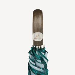 Umbrellas<Fornasetti Folding Umbrella Serratura Su Malachite Green/Black