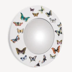 Design Mirrors<Fornasetti Frame With Convex Mirror Farfalle Multicolour