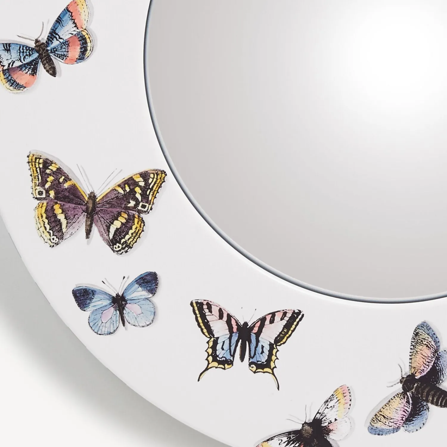 Design Mirrors<Fornasetti Frame With Convex Mirror Farfalle Multicolour