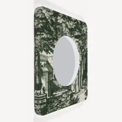 Design Mirrors<Fornasetti Frame With Convex Mirror Giardino Settecentesco Green/Ivory