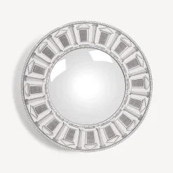 Design Mirrors<Fornasetti Frame With Convex Mirror Architettura White/Black