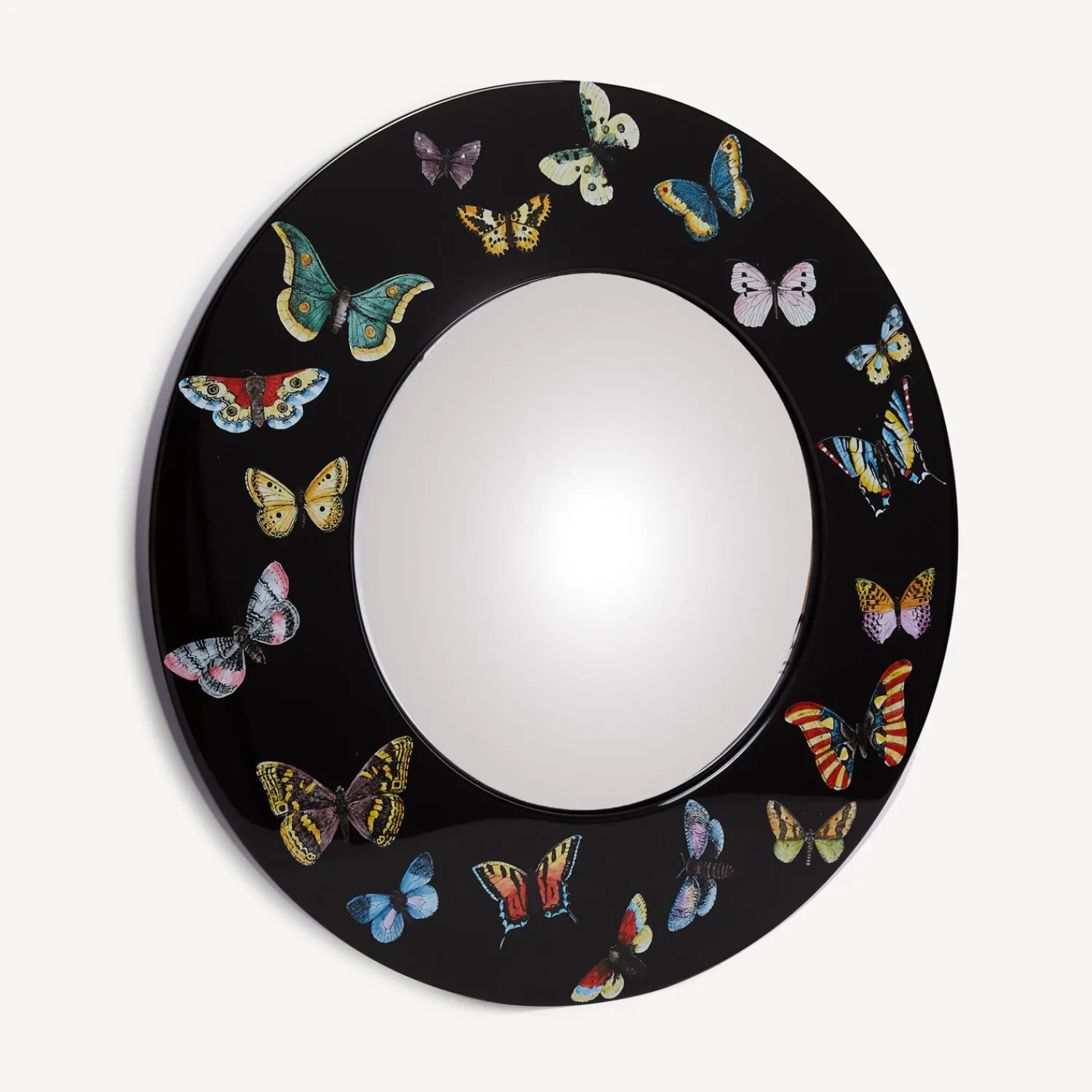 Design Mirrors<Fornasetti Frame With Convex Mirror Farfalle Multicolour