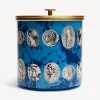 Ice Buckets<Fornasetti Ice Bucket Cammei White/Black/Light Blue