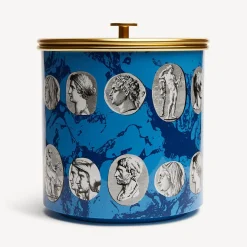Ice Buckets<Fornasetti Ice Bucket Cammei White/Black/Light Blue