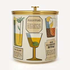 Ice Buckets<Fornasetti Ice Bucket Ricette Cocktail Multicolour