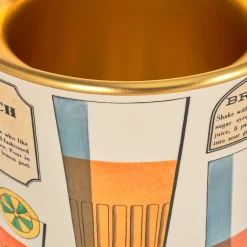 Ice Buckets<Fornasetti Ice Bucket Ricette Cocktail Multicolour
