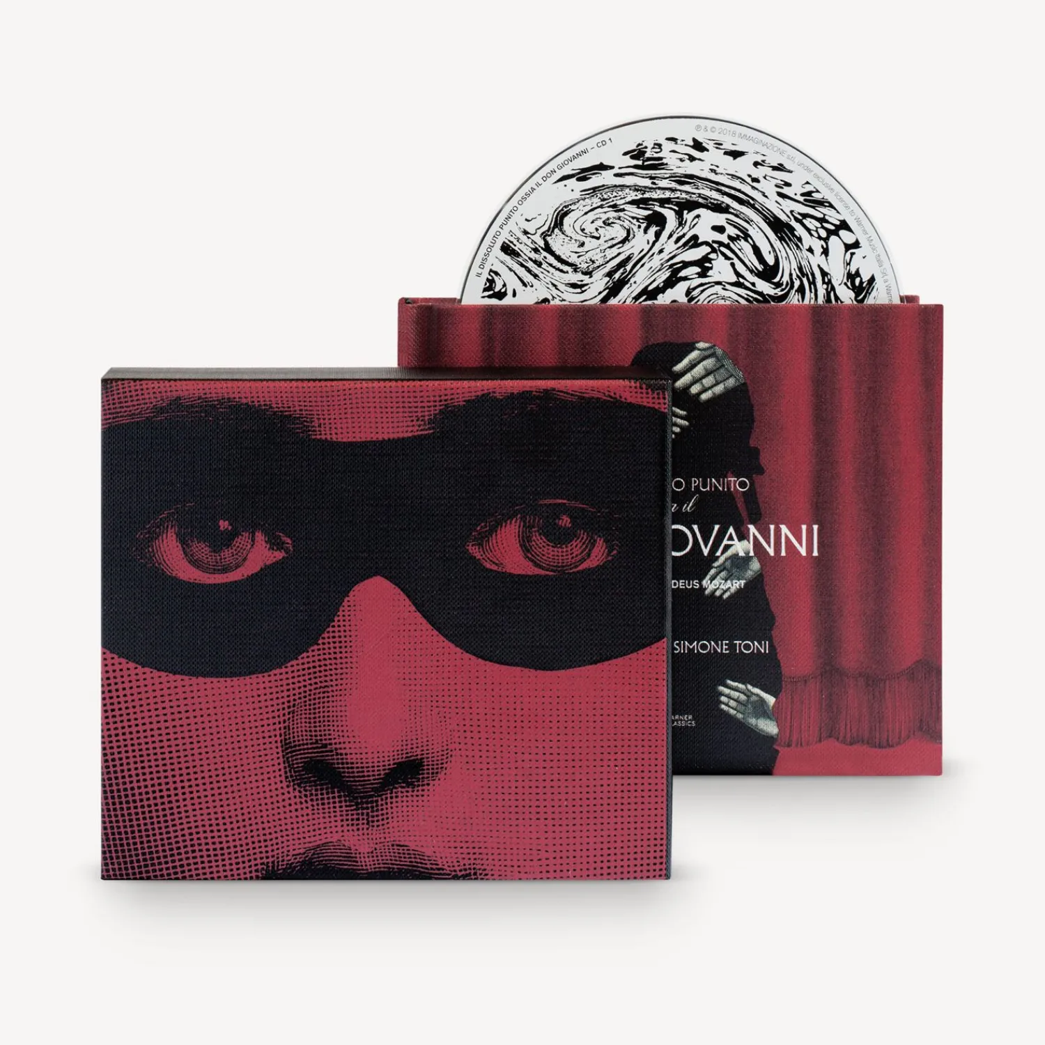 Books<Fornasetti Il Dissoluto Punito Ossia Il Don Giovanni - 3Cd And 1Dvd Box Red/White/Black