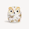 Small Containers<Fornasetti Jar Civetta Fiorata White/Black/Gold