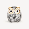 Small Containers<Fornasetti Jar Civetta Piumata White/Black/Gold