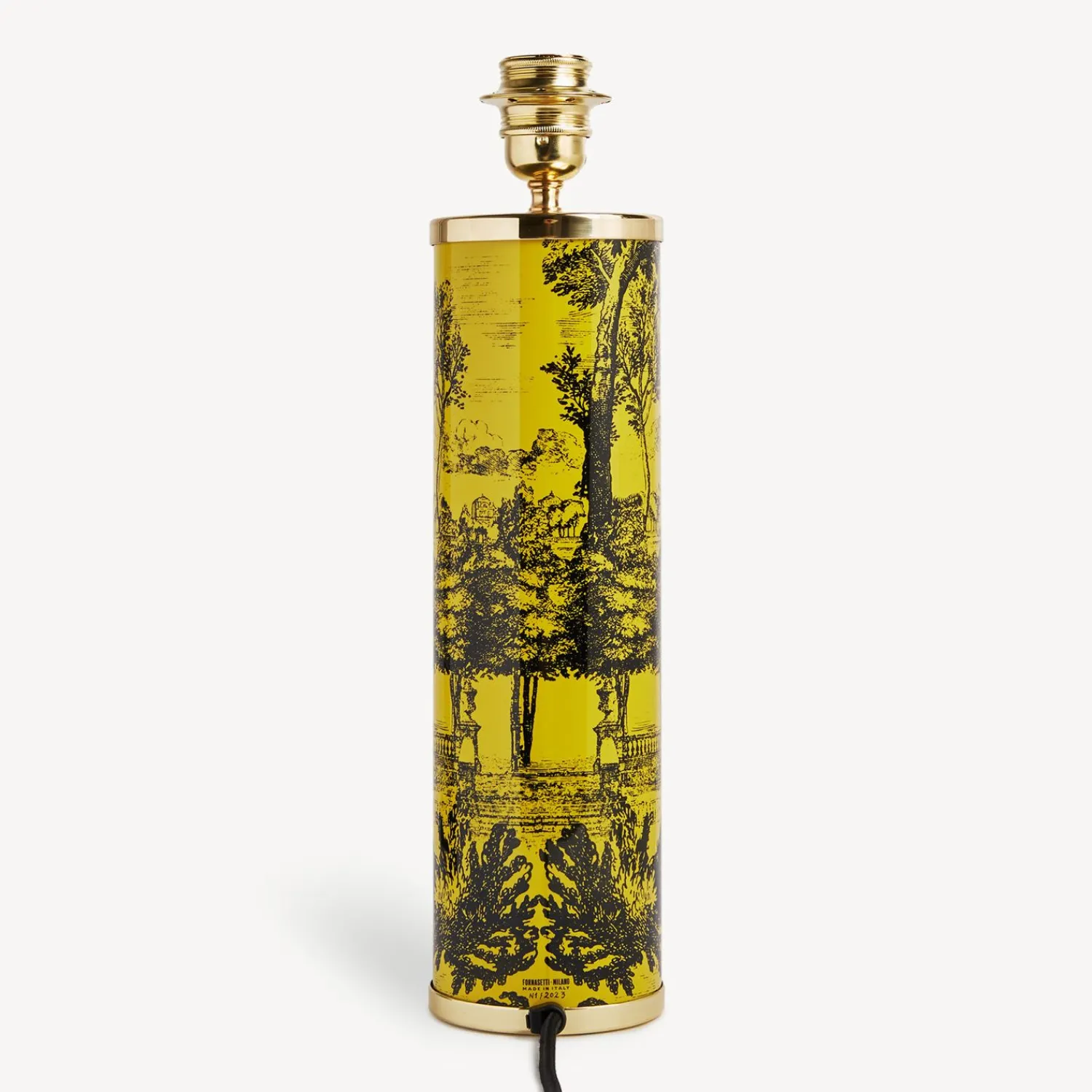 Lamps And Lampshades<Fornasetti Lamp Giardino Settecentesco Black/Yellow