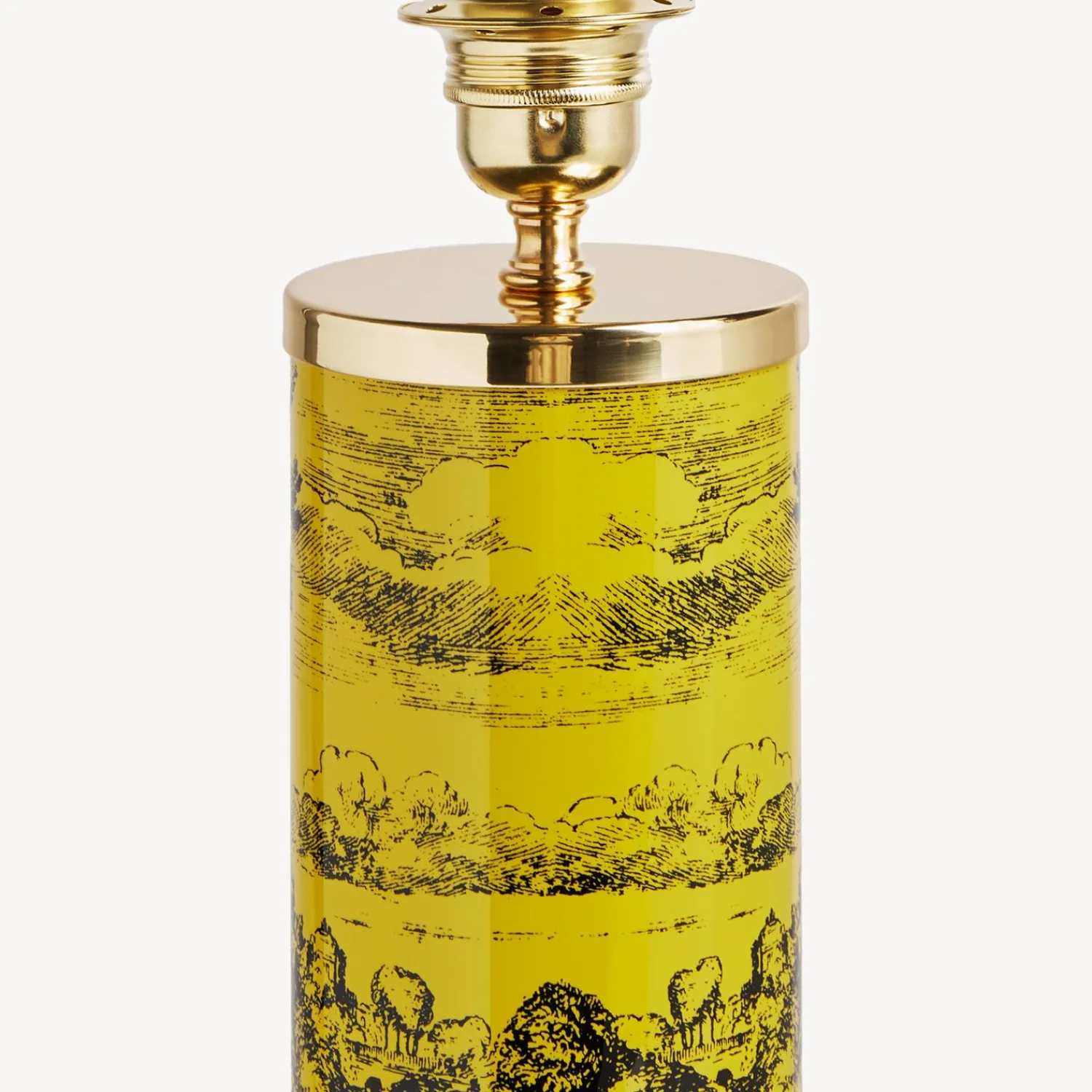 Lamps And Lampshades<Fornasetti Lamp Giardino Settecentesco Black/Yellow